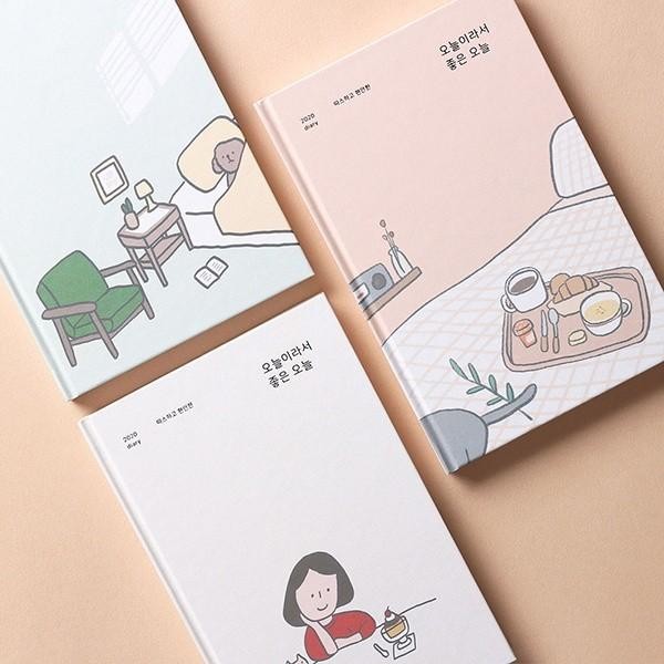 韓国雑貨 ゆるい毎日で良い今日ダイアリー(2020年韓国暦)｜ダイアリー｜文房具｜可愛い｜
