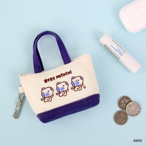BT21公式グッズ＝ バンタン BTS BT21 CANVAS MINI POUCH(TATA