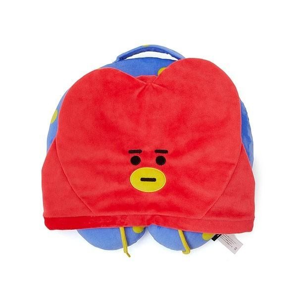 ＝BT21公式グッズ＝ バンタン BTS フード付きネックピロー(携帯用ネック枕) ≪TATA≫｜防弾少年団｜韓国雑貨｜お土産｜
