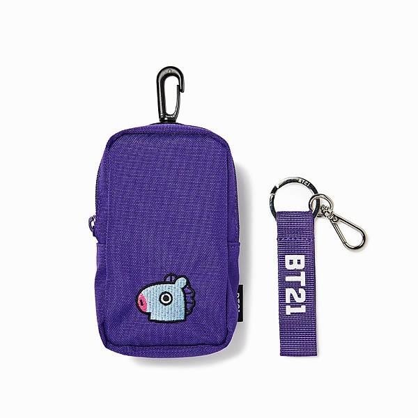 ＝BT21公式グッズ＝ バンタン BTS バックチャーム ＝ポーチ＆ストラップＳＥＴ＝ ≪MANG≫｜防弾少年団｜韓国雑貨｜お土産｜