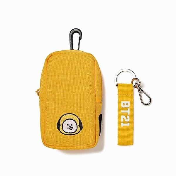 ＝BT21公式グッズ＝ バンタン BTS バックチャーム ＝ポーチ＆ストラップＳＥＴ＝ ≪CHIMMY≫｜防弾少年団｜韓国雑貨｜お土産｜