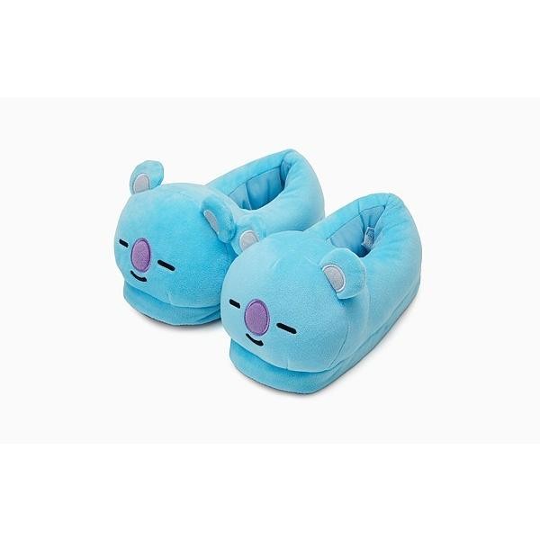 ＝BT21公式グッズ＝ バンタン BTS 足元をホッコリ包む フェイス型スリッパ ≪KOYA≫｜防弾少年団｜韓国雑貨｜お土産｜