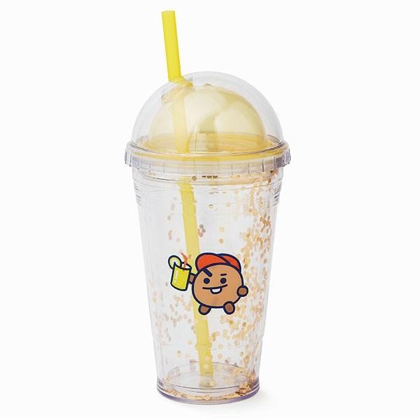 ＝BT21公式グッズ＝ バンタン BTS キラキラ輝く アイスタンブラー≪SHOOKY≫｜防弾少年団｜韓国雑貨｜お土産｜
