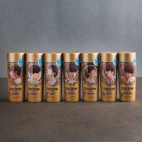 防弾少年団(BTS)限定ボトル ＝韓国ヤクルト COLD BREW＝(ボトルのみ)※メンバー選択可〈ラテ味〉［コールドブリュー］［コーヒー］［バンタン］