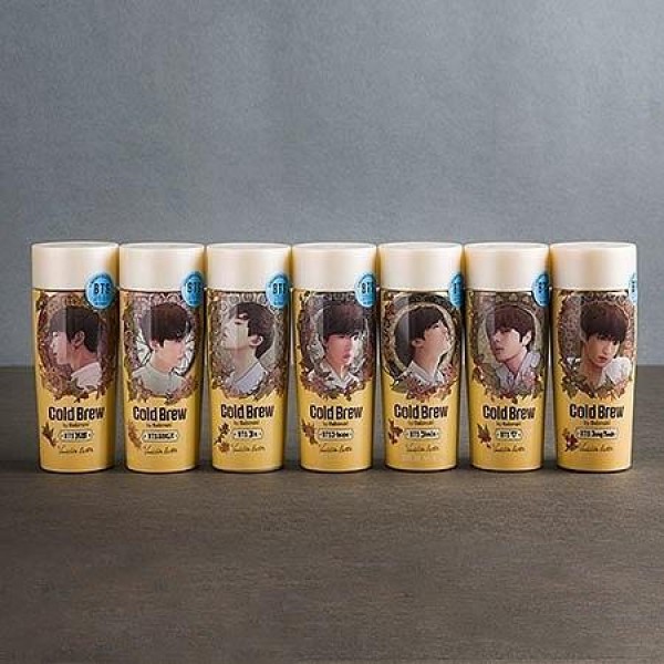 防弾少年団(BTS)限定ボトル ＝韓国ヤクルト COLD BREW＝(ボトルのみ)※メンバー選択可〈バニララテ味〉［コールドブリュー］［コーヒー］［バンタン］