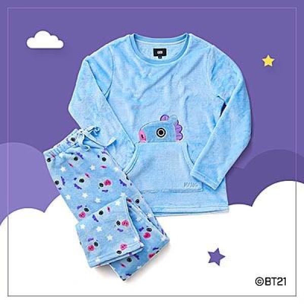 BT21公式グッズ＝ バンタン BTS あったかモコモコ パジャマ ≪COOKY