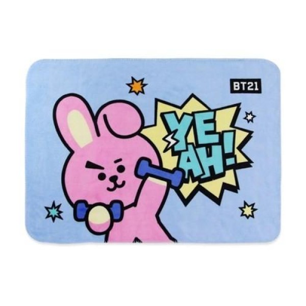 BT21公式グッズ＝ バンタン BTS キャラクターブランケット ひざ掛け