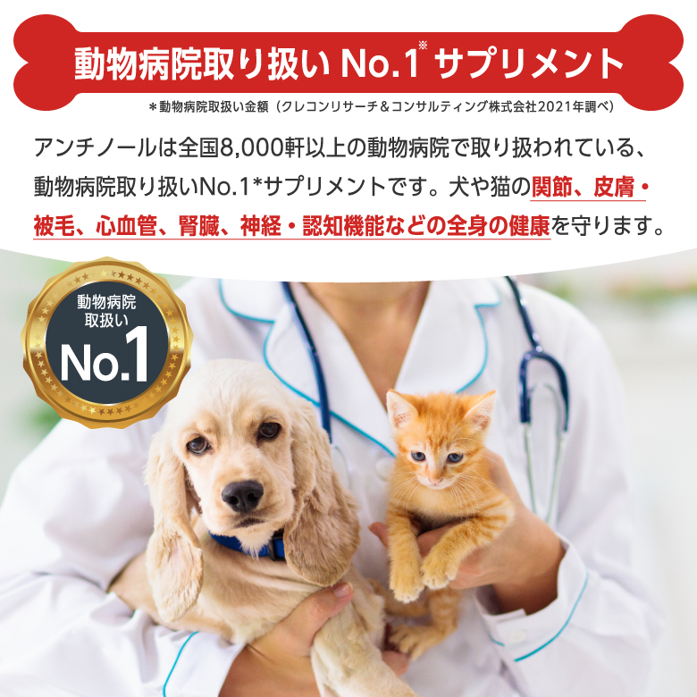 アンチノール プラス 犬用サプリメント 粒 :