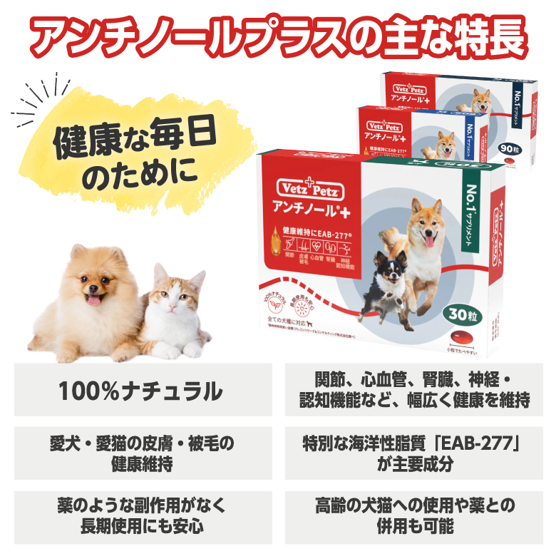 低価送料無料 アンチノール 犬用 90粒 1箱の通販 by ミーナ＊。（旧