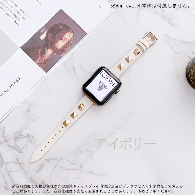 アップルウォッチ10 バンド 革 レザー ベルト apple watch SEバンド 40mm 44mm 42mm 46mm 本革 細身 スリム | Apple Watch Series 10 | 05