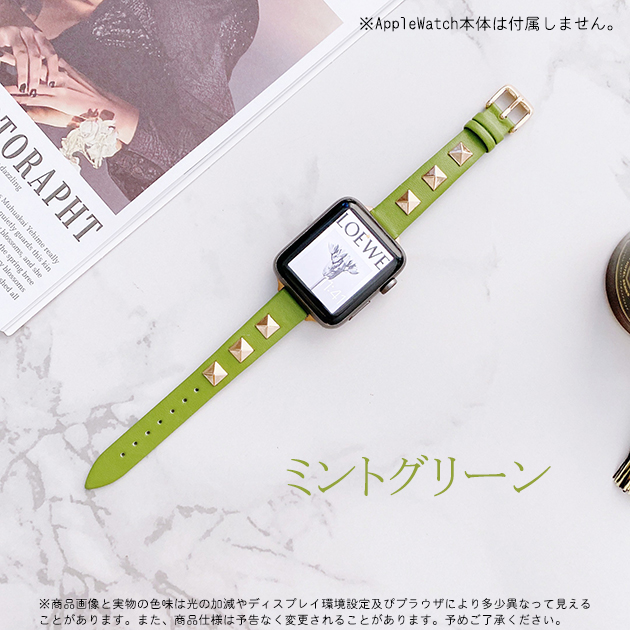 アップルウォッチ10 バンド 革 レザー ベルト apple watch SEバンド 40mm 44mm 42mm 46mm 本革 細身 スリム | Apple Watch Series 10 | 07