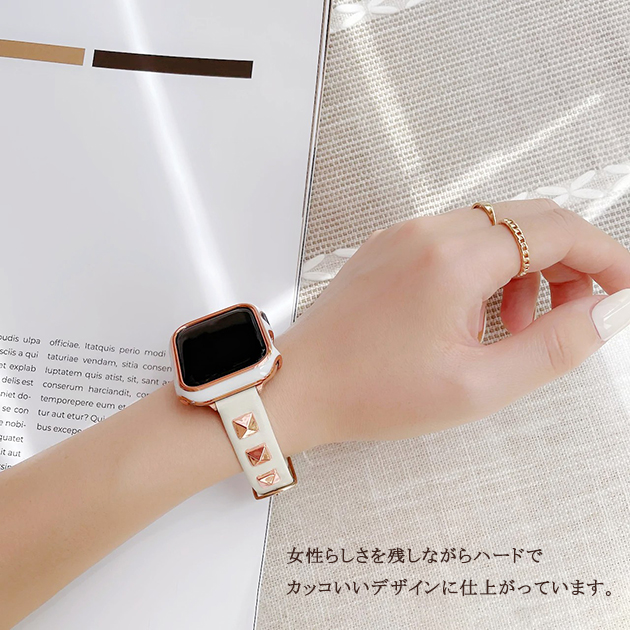 アップルウォッチ10 バンド 革 レザー ベルト apple watch SEバンド 40mm 44mm 42mm 46mm 本革 細身 スリム | Apple Watch Series 10 | 11
