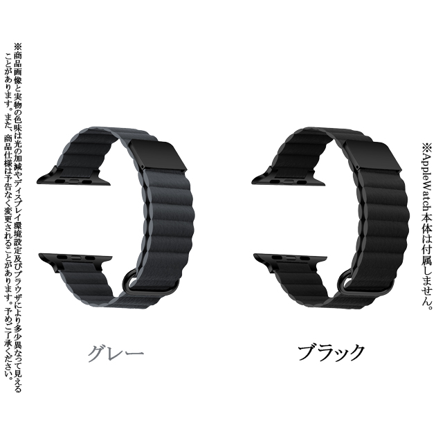 アップルウォッチ10 apple watch SEバンド マグネット ベルト バンド 40mm 44mm 42mm 46mm 革 本革 レザー | Apple Watch Series 10 | 10