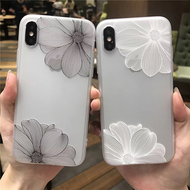 スマホケース クリア iPhone14 pro SE3 16e ケース 透明 アイフォン15 カバー アイホン12 mini 13 携帯ケース スマホ 11 iPhoneケース 花柄 かわいい | iPhone 14 Pro | 07