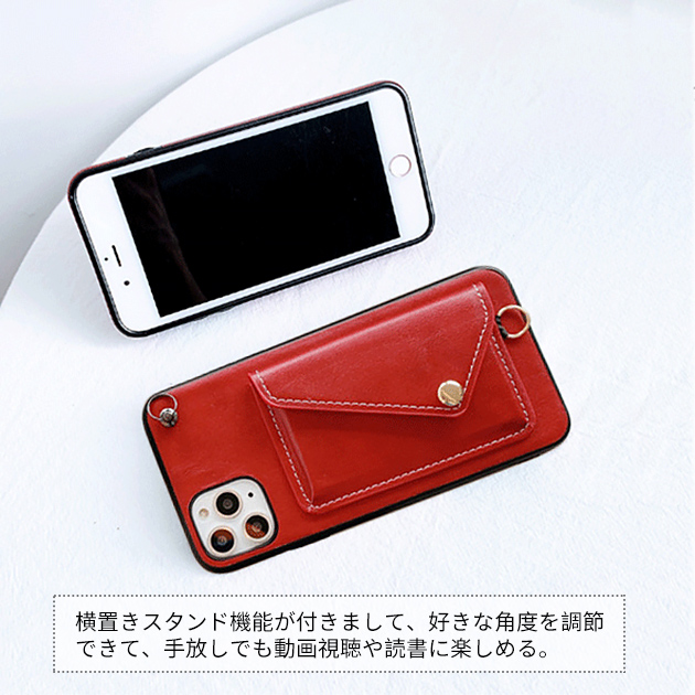 スマホケース ショルダー iPhoneSE2 15 16e ケース 手帳型 アイフォンSE3 14 アイホン12 13 携帯ケース スマホ 11 iPhoneケース カード収納 背面 | iPhone SE（第2世代） | 09