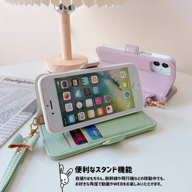 スマホケース 手帳型 iPhone15 SE3 14 ケース 手帳 アイフォン16e カバー アイホン12 13 携帯ケース スマホ 11 iPhoneケース カード収納 ミッフィー | iPhone 15 Pro | 10