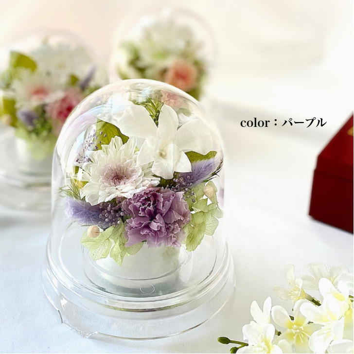 お供え花 プリザーブドフラワー 仏花 訃報 喪...の詳細画像4