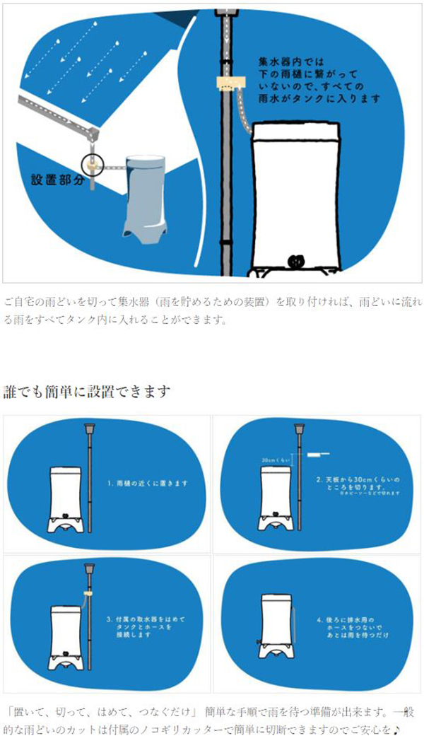 雨水タンク アウトレット レインハーベスト 150リットル おしゃれ 集水器 自作 簡単 雨水貯留タンク 家庭用 大型 雨水貯留 貯水タンク