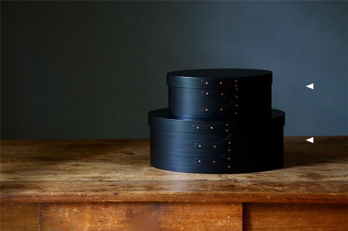 AXCIS（アクシス） シェーカーボックス S M 2個セット 黒 収納ボックス