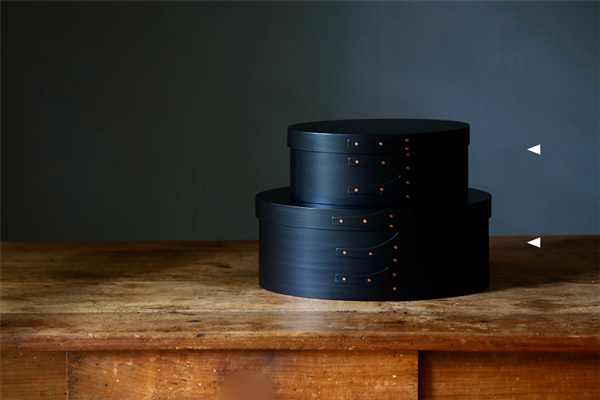 AXCIS（アクシス） シェーカーボックス S M 2個セット 黒 収納ボックス