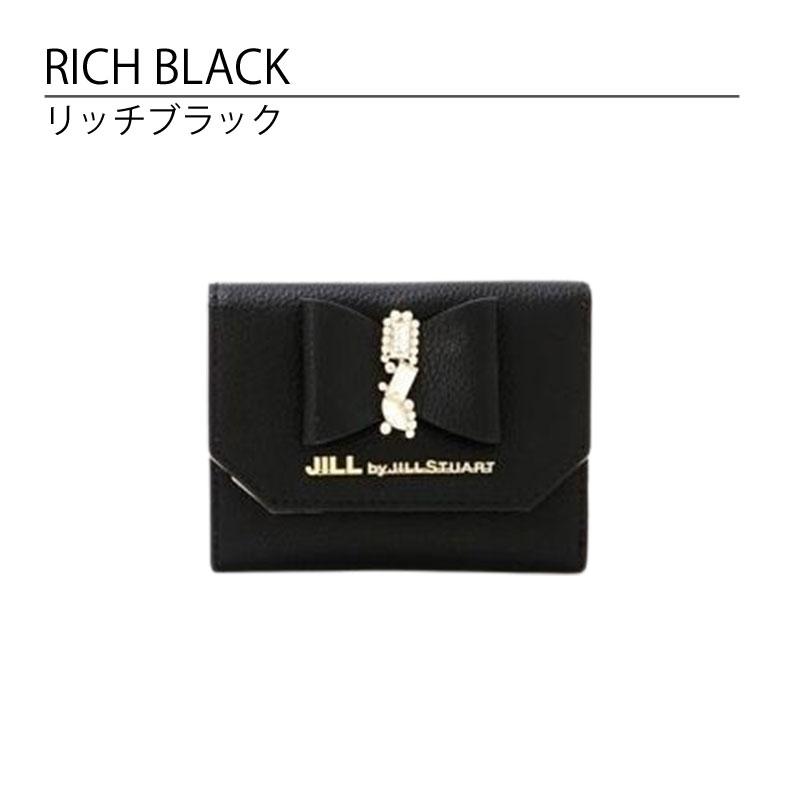 JILL by JILL STUART 三つ折り財布 黒/アイボリー JILL STUART ジルバイジルスチュアート 財布 ミニ財布 三つ折り