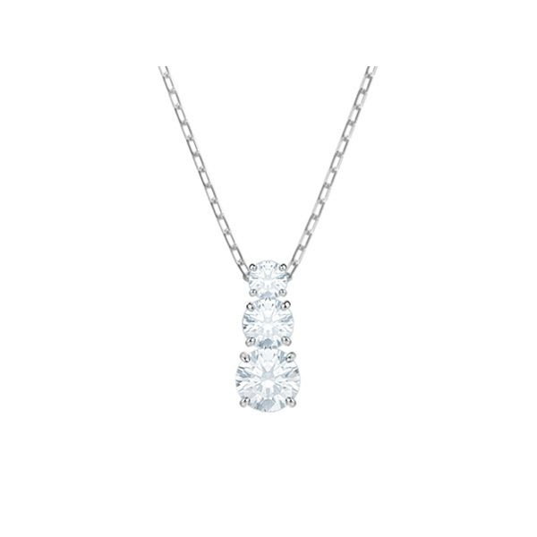 【新品】スワロフスキー SWAROVSKI 3粒 ネックレス swaro15 SWAROVSKI スワロフスキー 3粒ストーンネックレス 純正ギフト