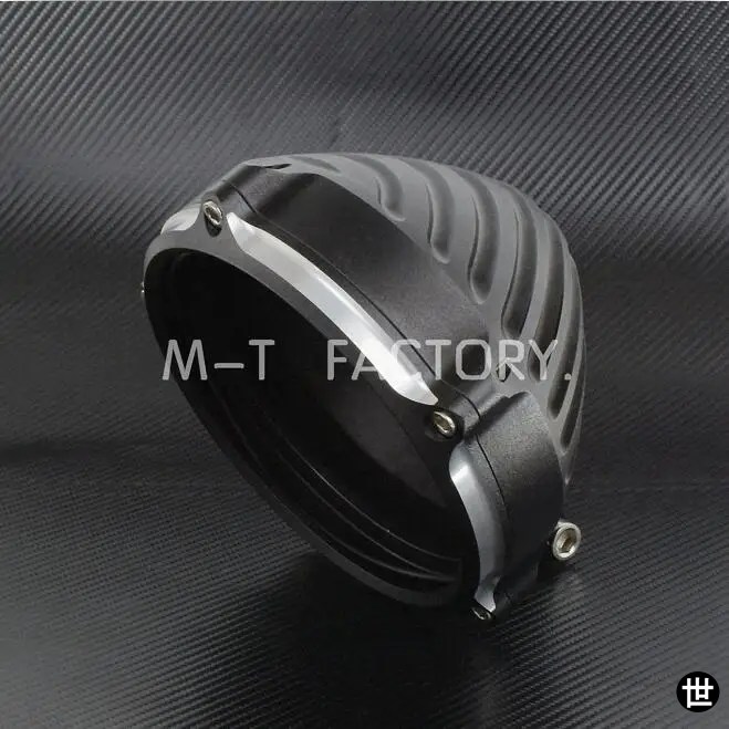 ハーレー ダイナ ソフテイル スポーツスター XL用 5.75インチ ヘッドライト ヘッドランプ ボトムマウント構成 クラシックスタイル アルミ_1