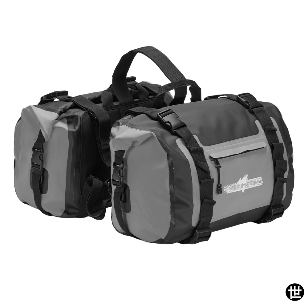 ブランド登録なし - 自動二輪車用サドル御徒面子 2個入り口・入口 25L PVC雨合羽サイドサドルバッグ BMW R1250GS R1200GS F850GS F750GS LC ADV アドベンチャーサイドバッグ