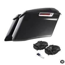 ハーレー ツーリング CVO ロードキング ロードグライド エレクトラグライド 2014-2024年式用 4インチ拡張サドルバッグの画像