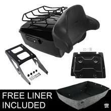 ハーレー スポーツグライド FLSB 2018-2024 用 バイクキング トランクパッド トップマウントラックプレート リアバッグ_2