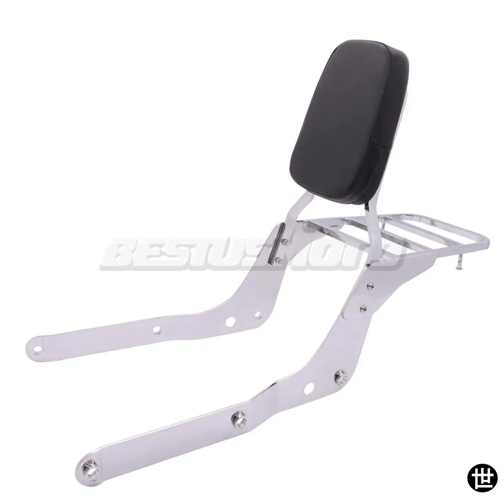 バイク用バックレスト シシーバー キャリア付き ホンダ シャドウ エアロ VT 750 750C VT750 VT750C 2004-2017-22用の画像