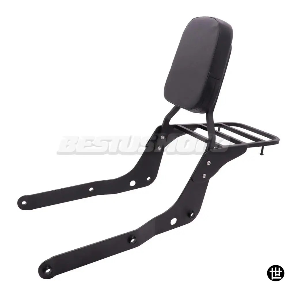 バイク用バックレスト シシーバー キャリア付き ホンダ シャドウ エアロ VT 750 750C VT750 VT750C 2004-2017-22用の画像
