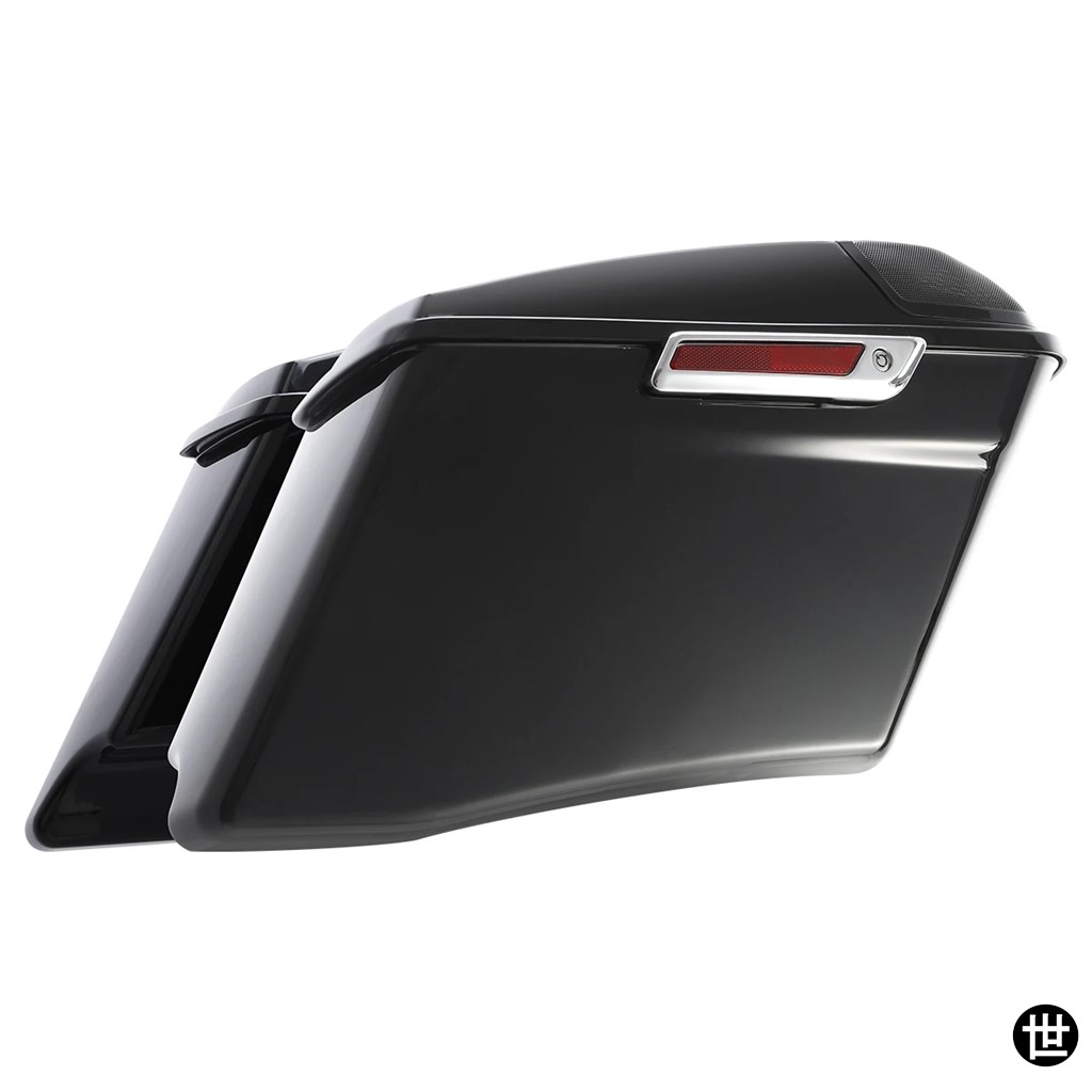 ハーレーツーリング ストリート エレクトラグライド ロードキング ウルトラクラシック CVO 2014-2024 2019年モデル用 4インチ拡張サドルバッグの画像
