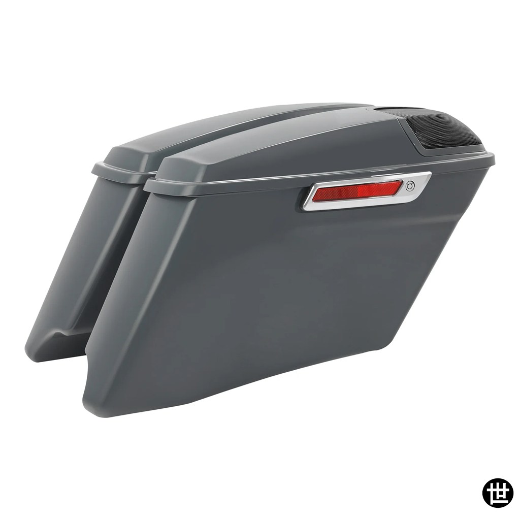 ハーレーツーリング ストリート エレクトラグライド ロードキング ウルトラクラシック CVO 2014-2024 2019年モデル用 4インチ拡張サドルバッグの画像