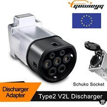 GUWIEYG V2L放電器タイプ2車両用EVケーブルアダプターMG BYD