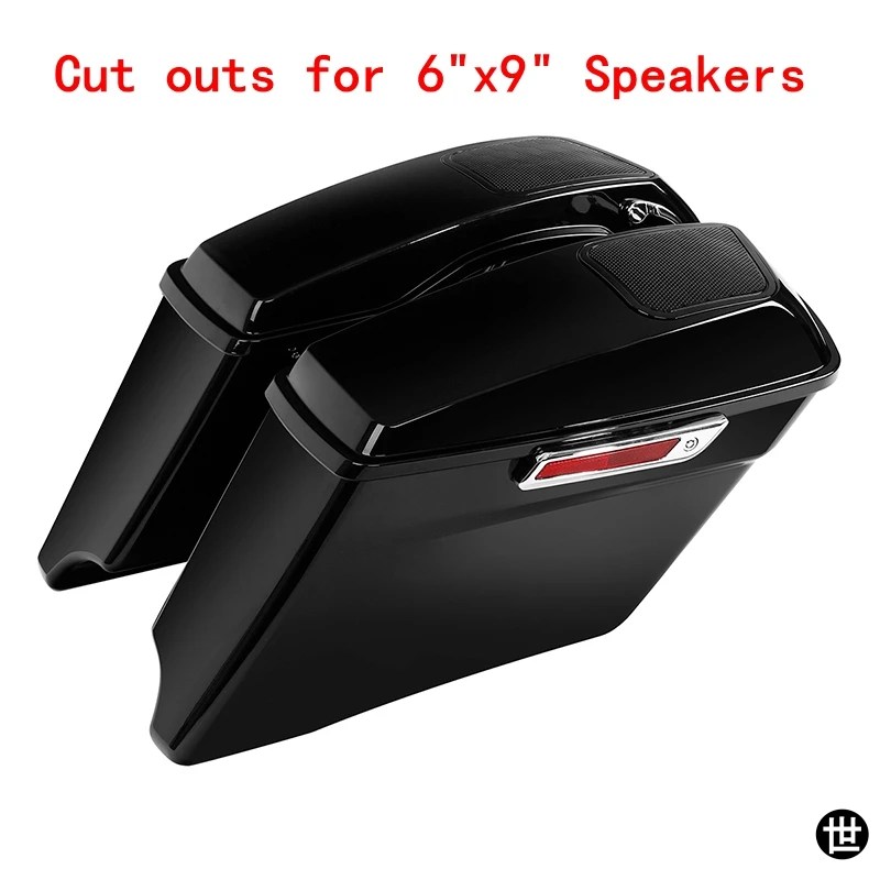 ハーレーダビッドソン CVO ツーリング ロードキング ストリート エレクトラグライド ウルトラクラシック 2014-2024 2020 2019 用 4インチ拡張サドルバッグリッド_6