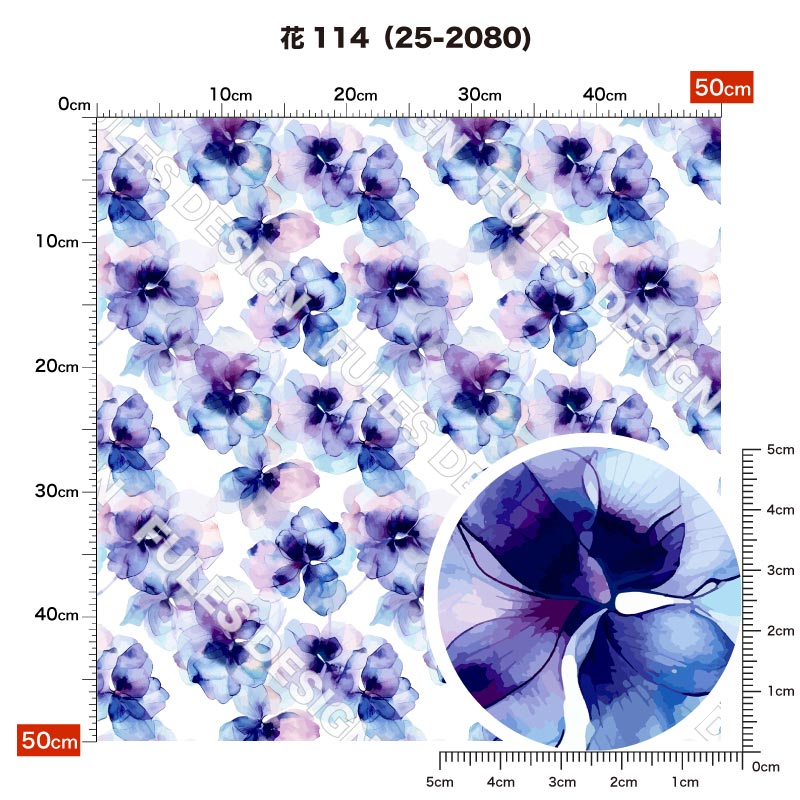 花114 柄詳細