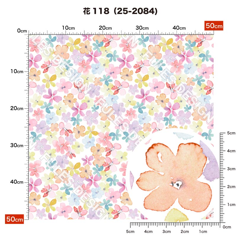 花118 柄詳細
