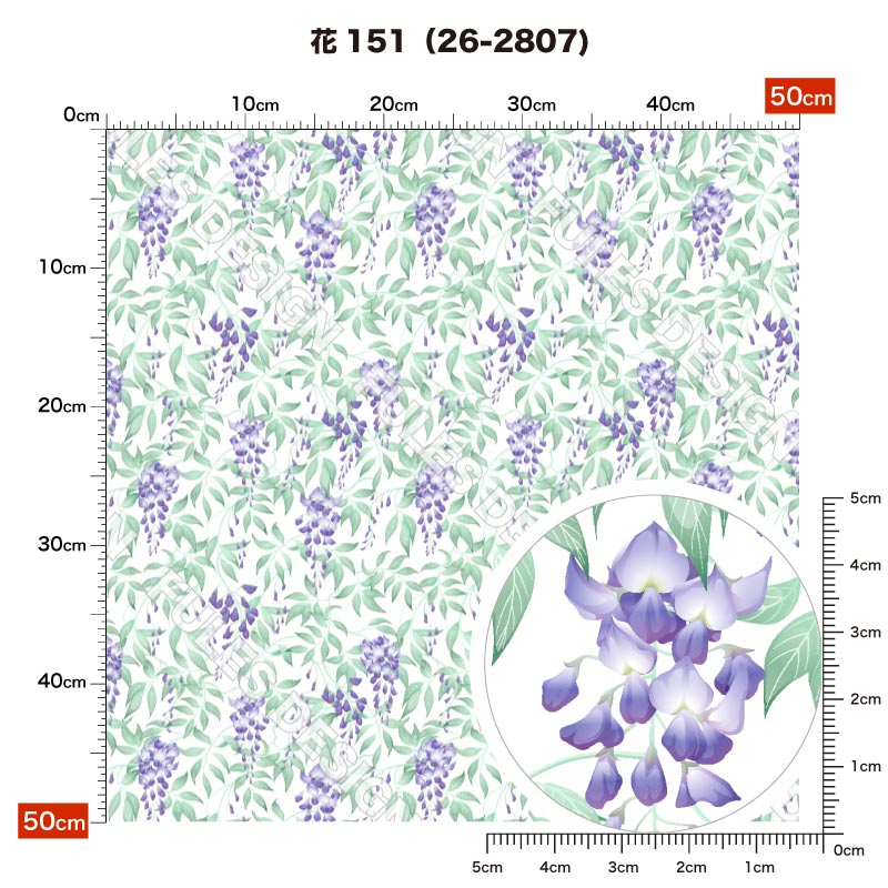 花151 柄詳細