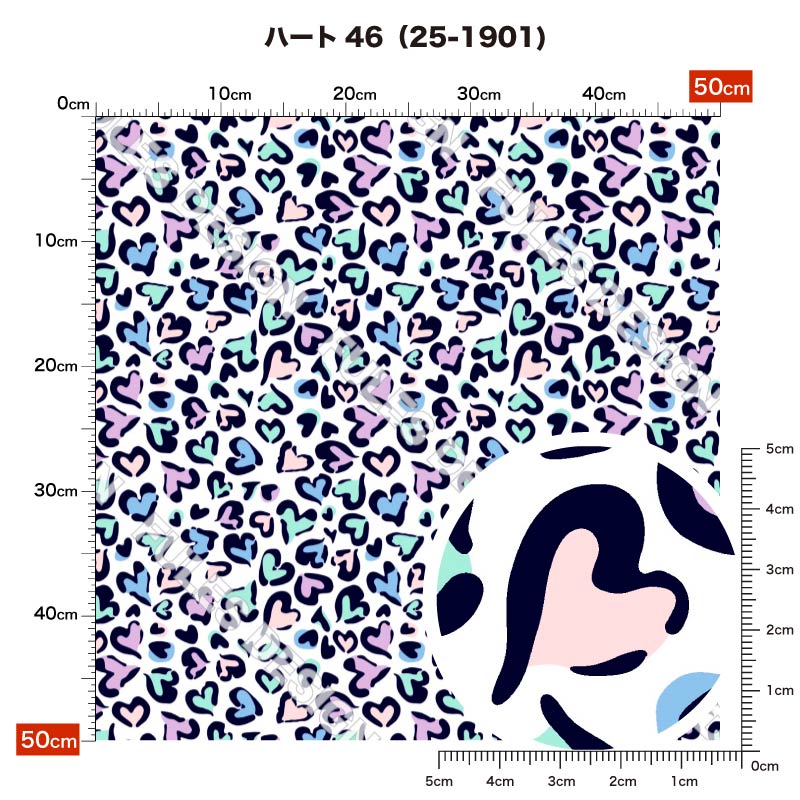 ハート46 柄詳細