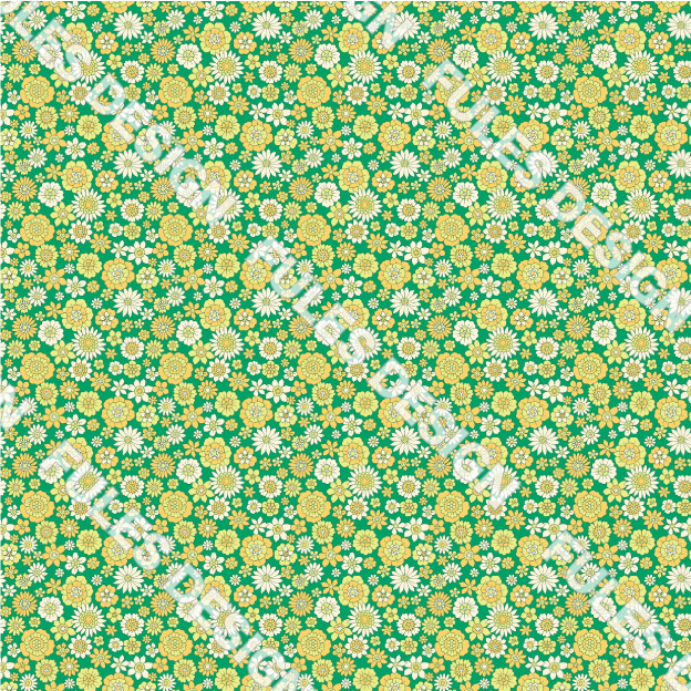 裏毛ニット生地 布 スウェット 小花柄 レトロ カラフル かわいい 裏