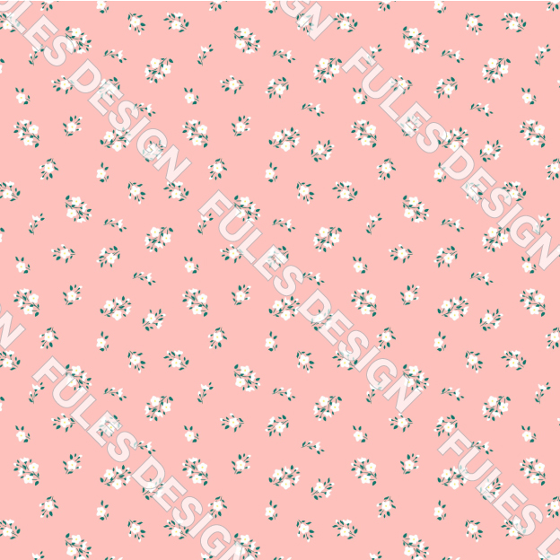 裏毛ニット生地 布 スウェット 小花柄 レトロ かわいい 女の子 裏