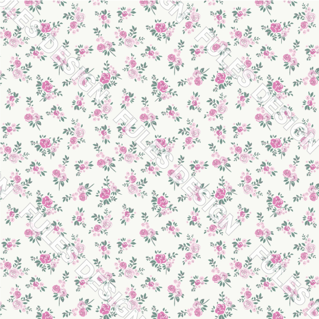 生地 布 スラブ 小花柄 レトロ バラ 薔薇柄 かわいい 女の子 商用利用 