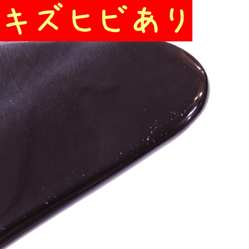 かっさ プレート 水牛の角 黒水牛角 EHE213wake 羽根型 訳あり品 厚さが選べる｜seto-hanakura｜02