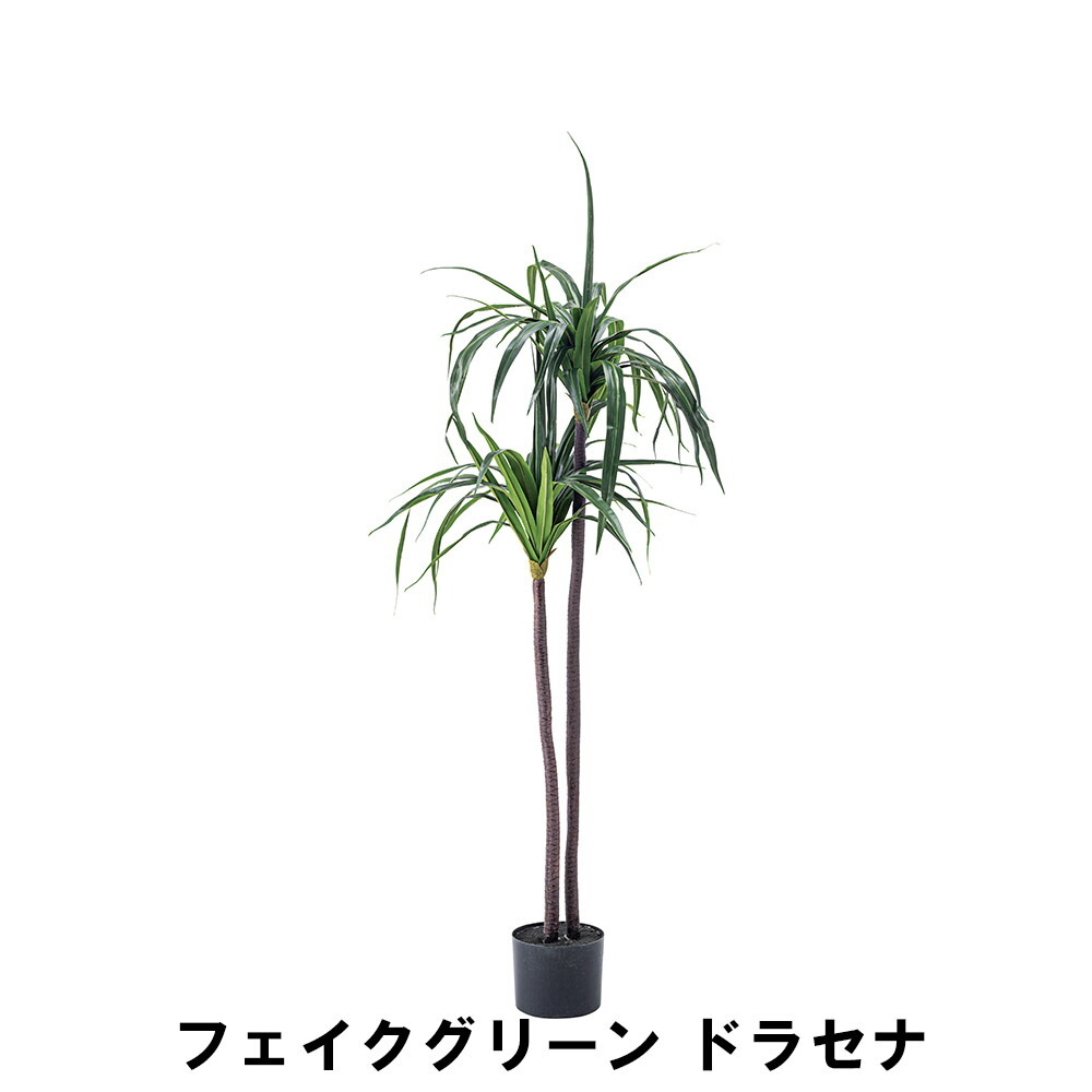 フェイクグリーン ドラセナ 幅43 奥行42 高さ84cm 造花 人工観葉植物 ガーデン ガーデン用品