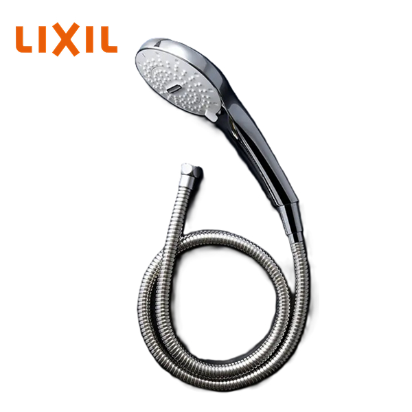 [BF-SR7A]INAX/LIXIL シャワーホースセット ハンドシャワーSPA U（めっき仕様） メタルホース1.0m〈BF-SM6Aの後継品〉 | 