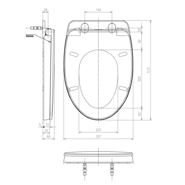 [TC302]TOTO トイレ普通便座 前丸 ソフト閉止付き エロンゲートサイズ 大形〈TC301の後継品〉 |  | 01