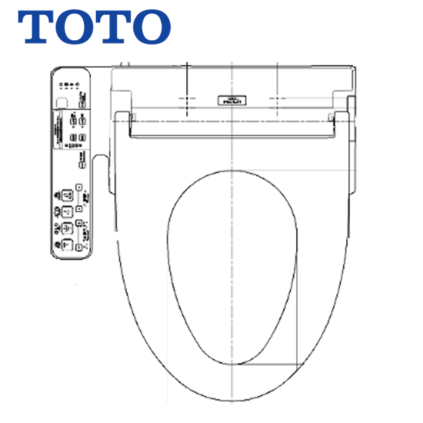 [TCF587YR]TOTO ウォシュレットP 便ふたなし 男女共通仕様 エロンゲート・レギュラー兼用サイズ ホワイト〈TCF587Yの後継品〉 | 