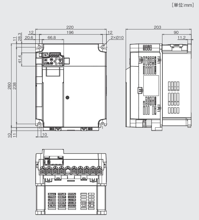 Aceシリーズの図面です