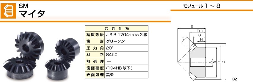 1653円 【絶品】 KHK 小原歯車 SMC4-20 マイタギヤ